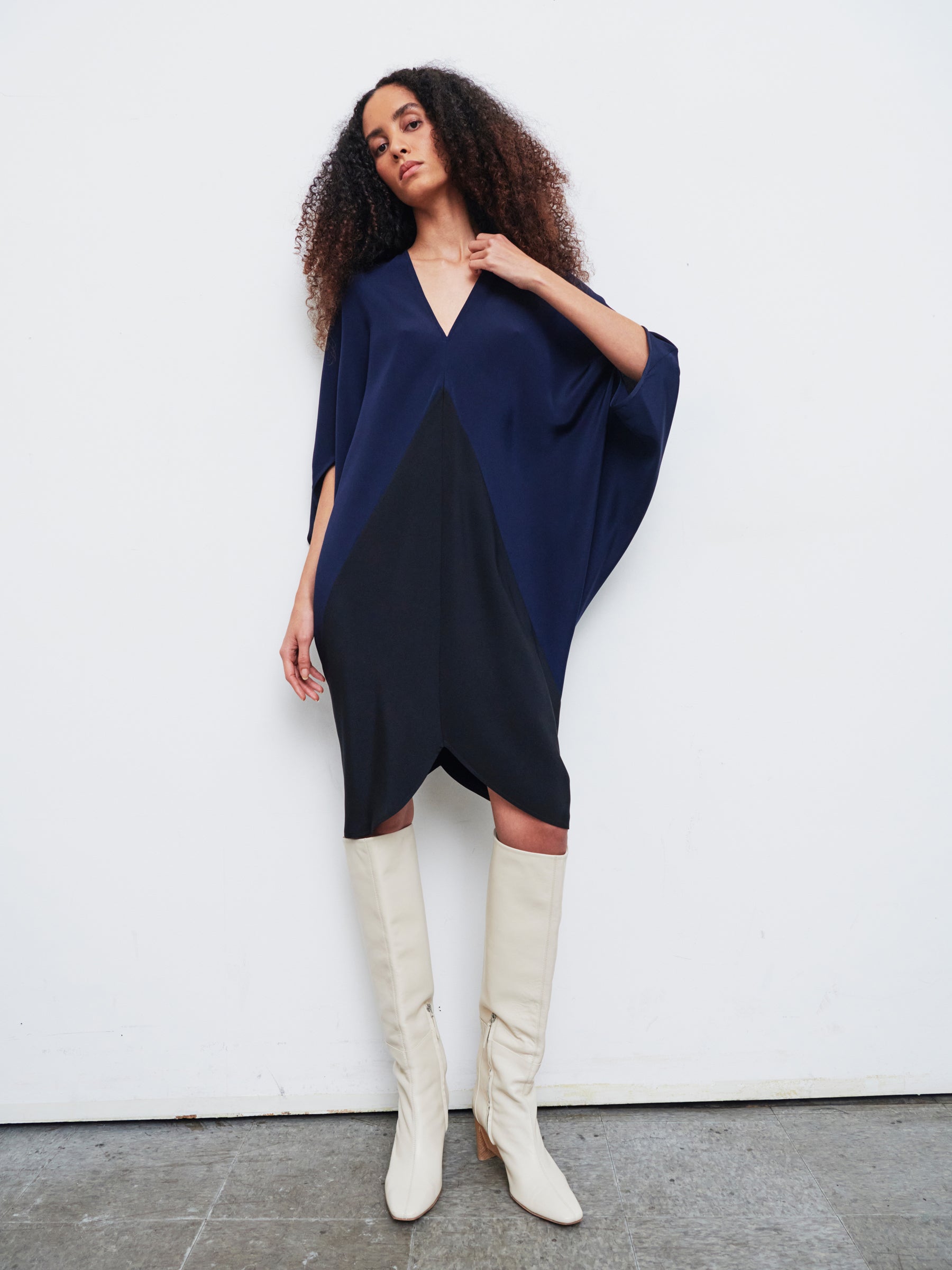 Koya Dress in Silk Crepe | Zero + Maria Cornejo