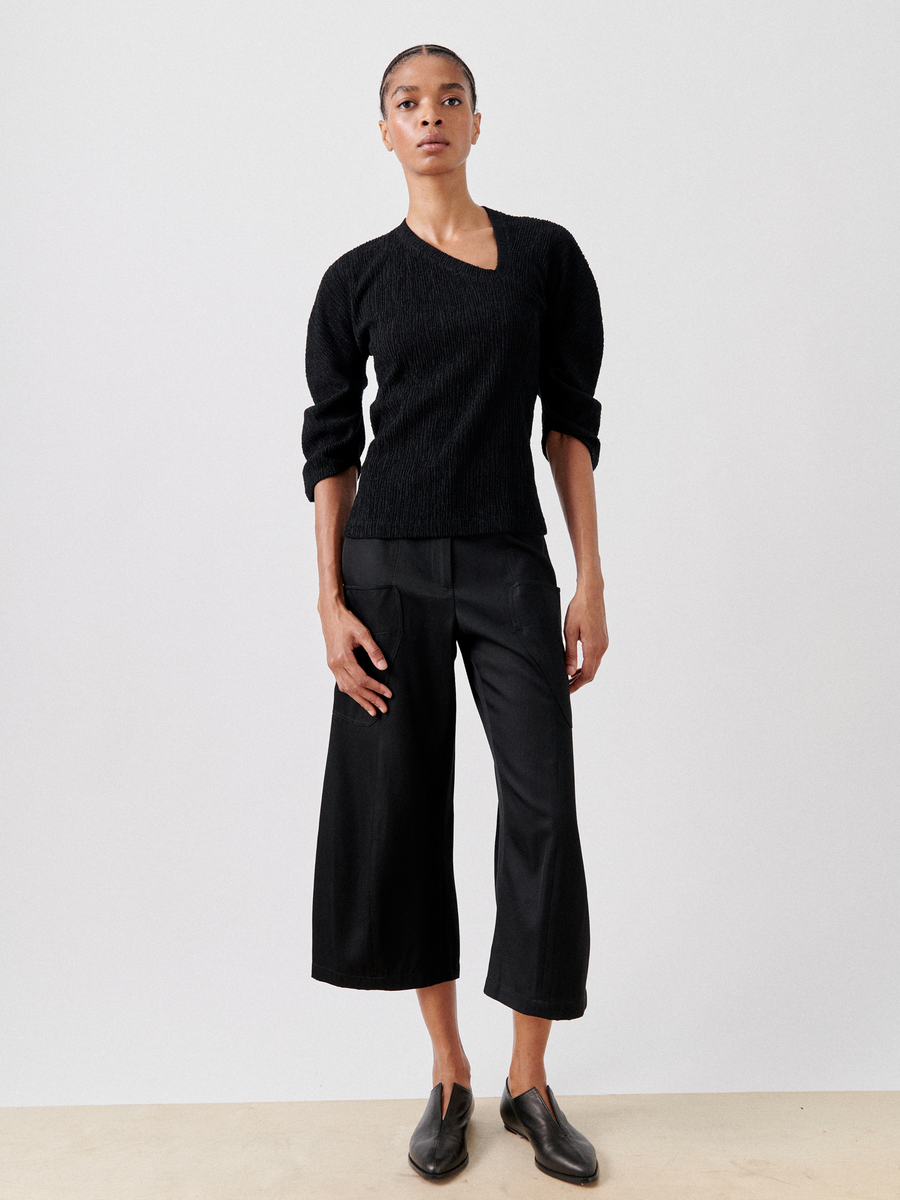 Long-Sleeved Off Kilter Top