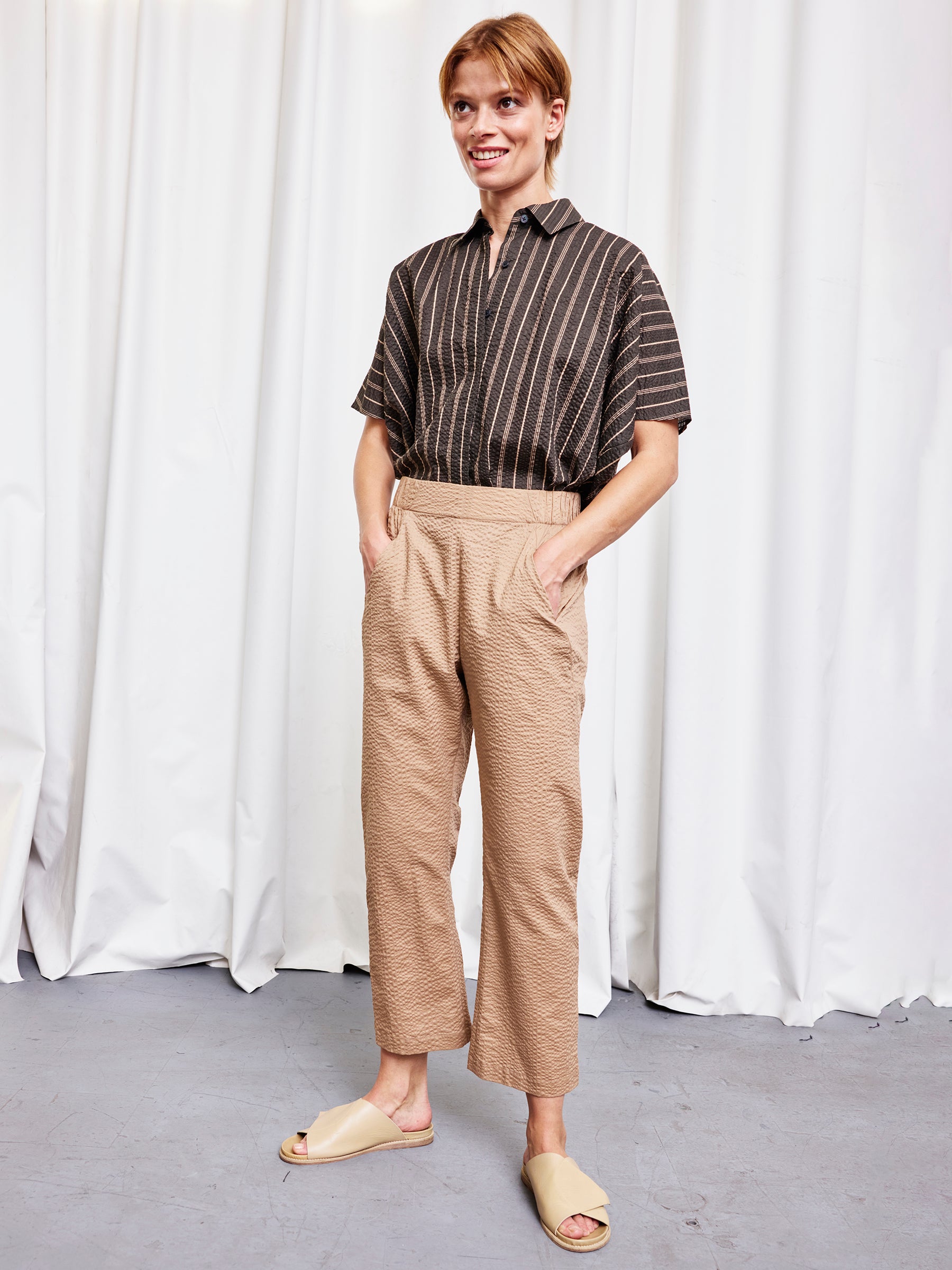 Eko Pant in Ripple Twill | Zero + Maria Cornejo
