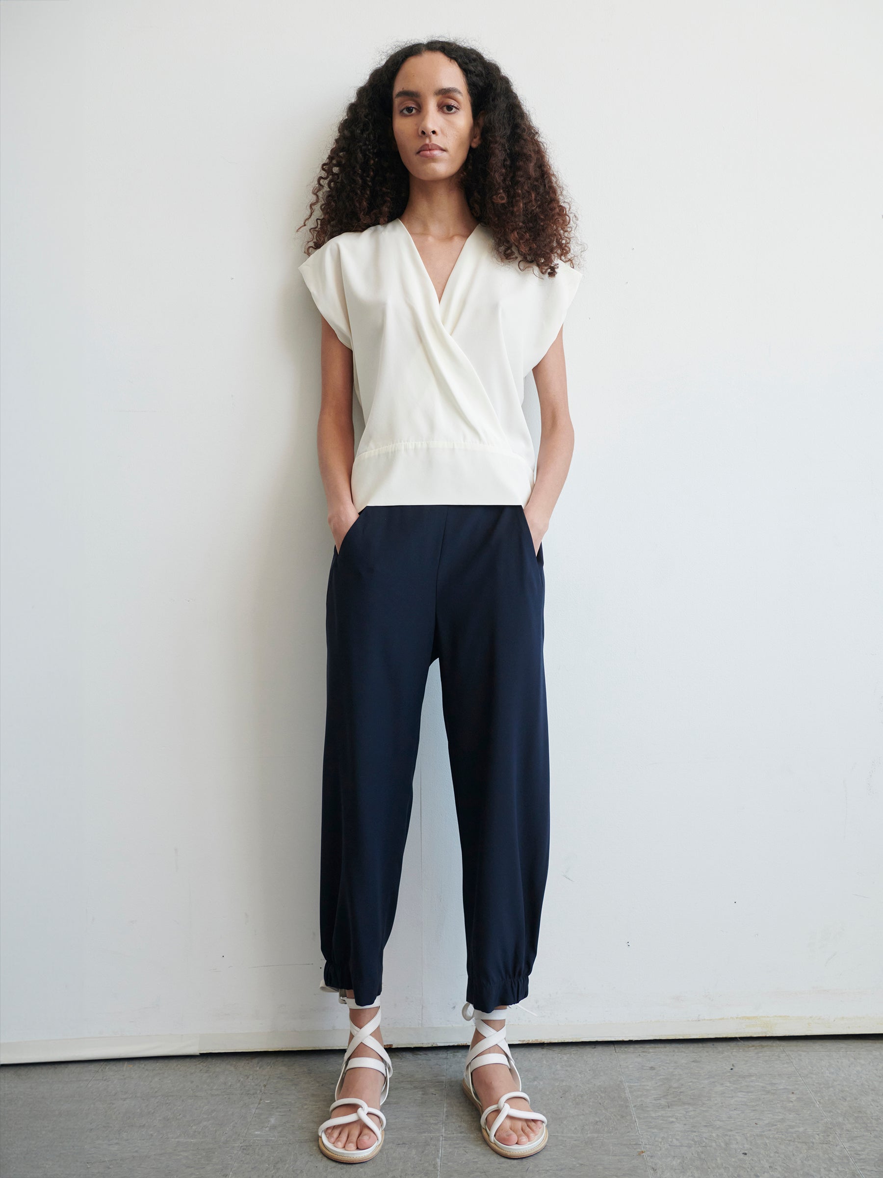 Abi Pant in Silk Charmeuse | Zero + Maria Cornejo