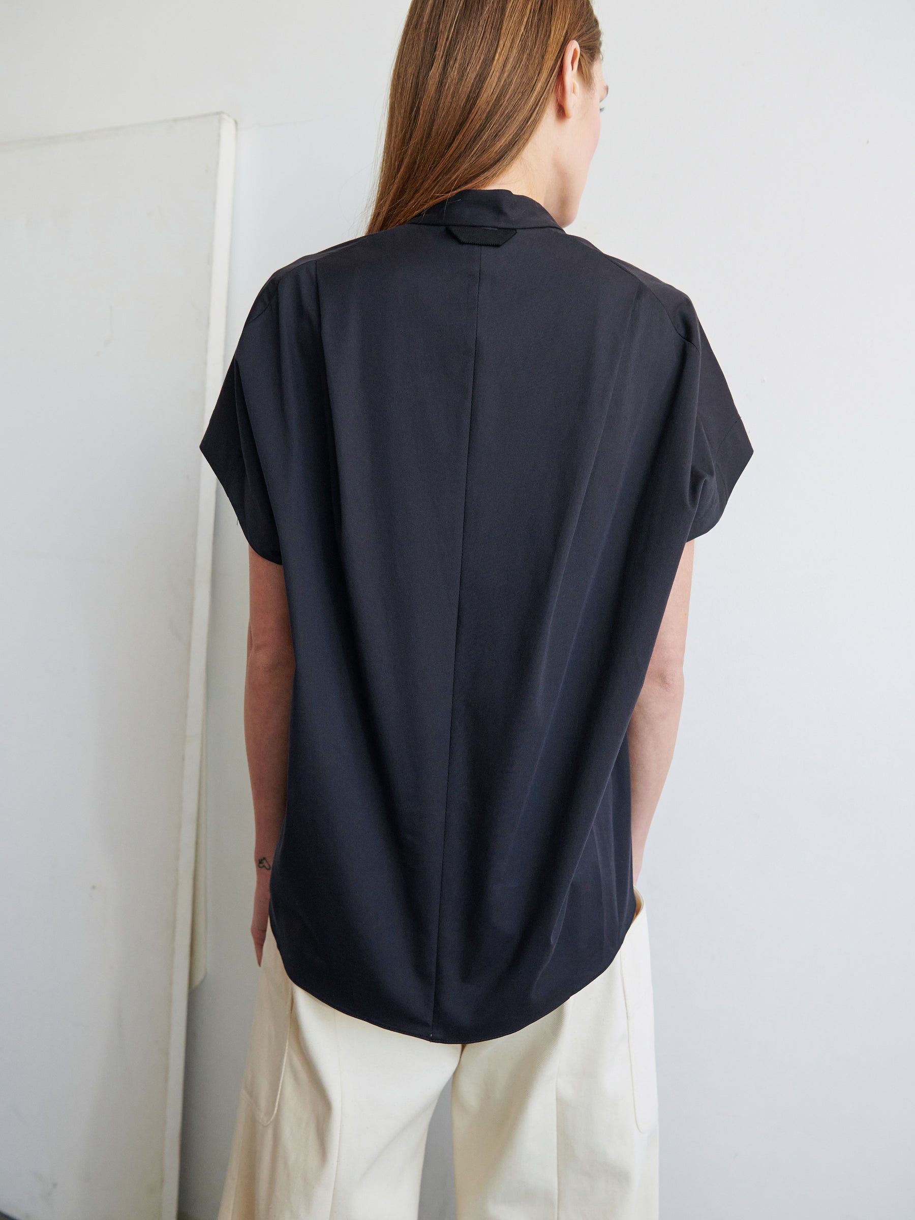 Fin Gaban Shirt in Cotton Broadcloth | Zero + Maria Cornejo