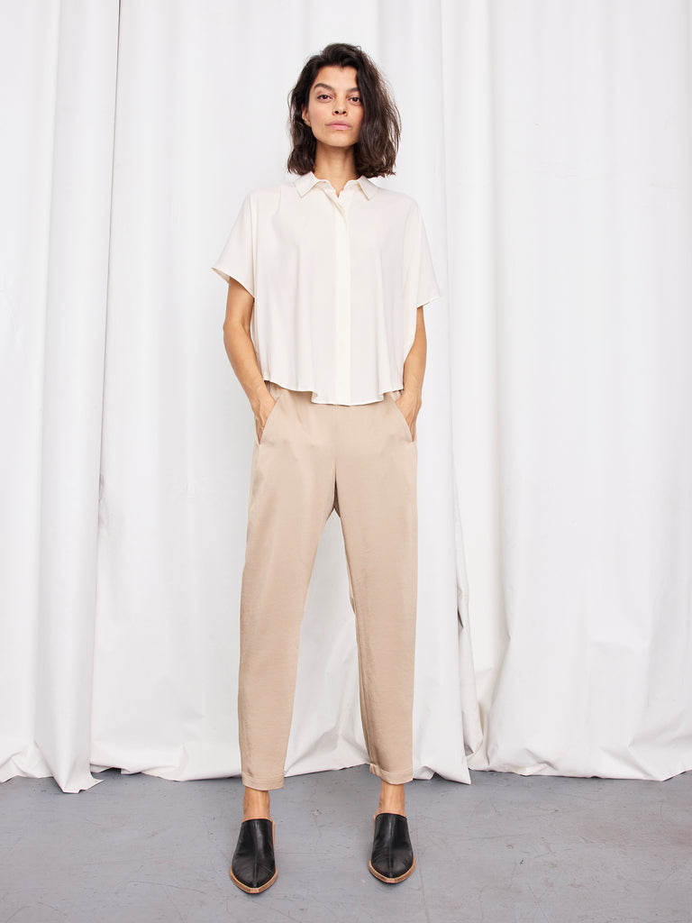 美品■ZERO＋MARIA CORNEJO■クロップド パンツ■黒■ミューヨーク 美品□ZERO＋MARIA CORNEJO□クロップド パンツ□黒□ミュー