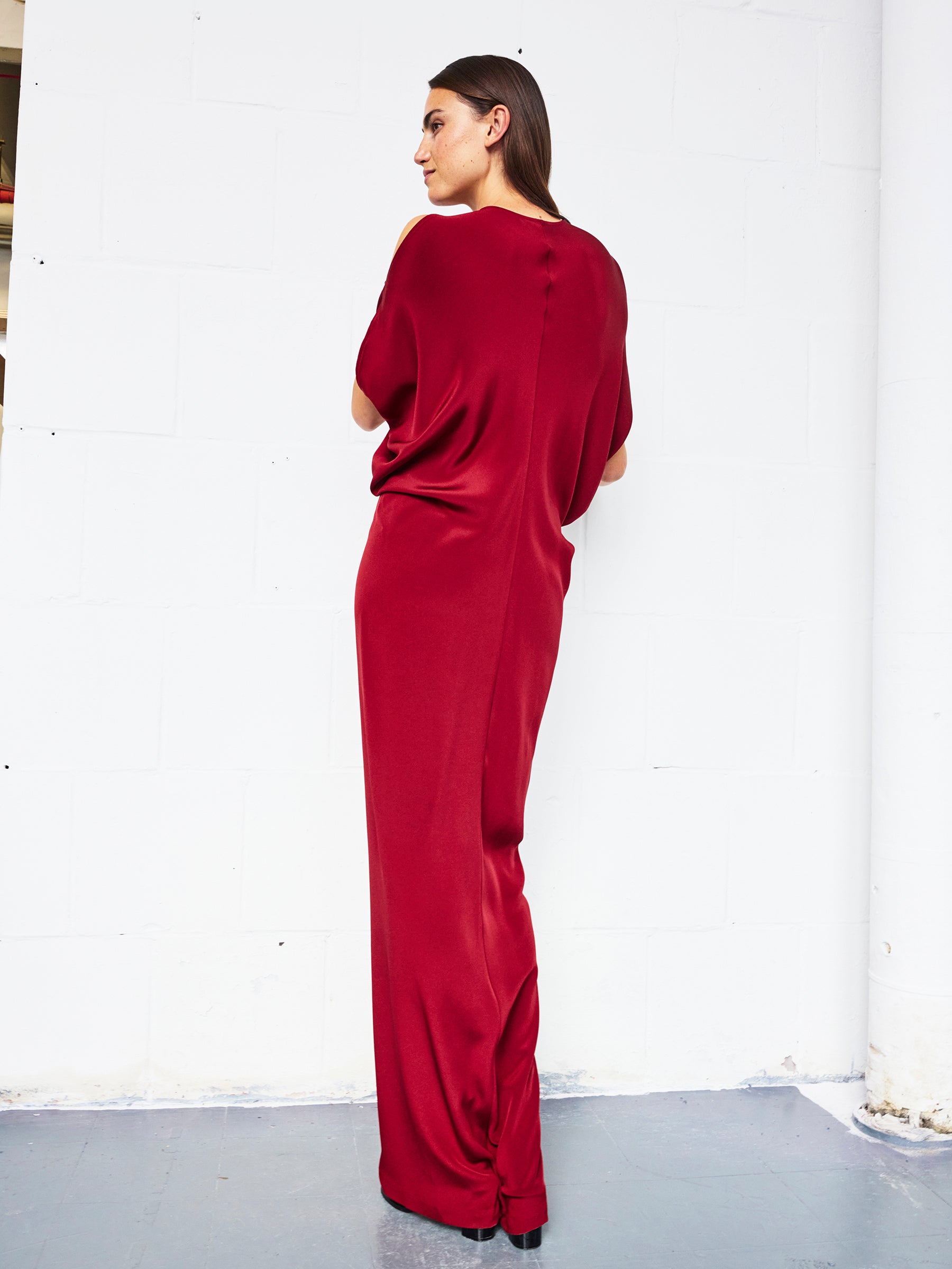 Long Miu Dress in Silk Crepe | Zero + Maria Cornejo