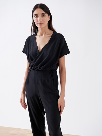 Twist Front Jumpsuit - Final Sale