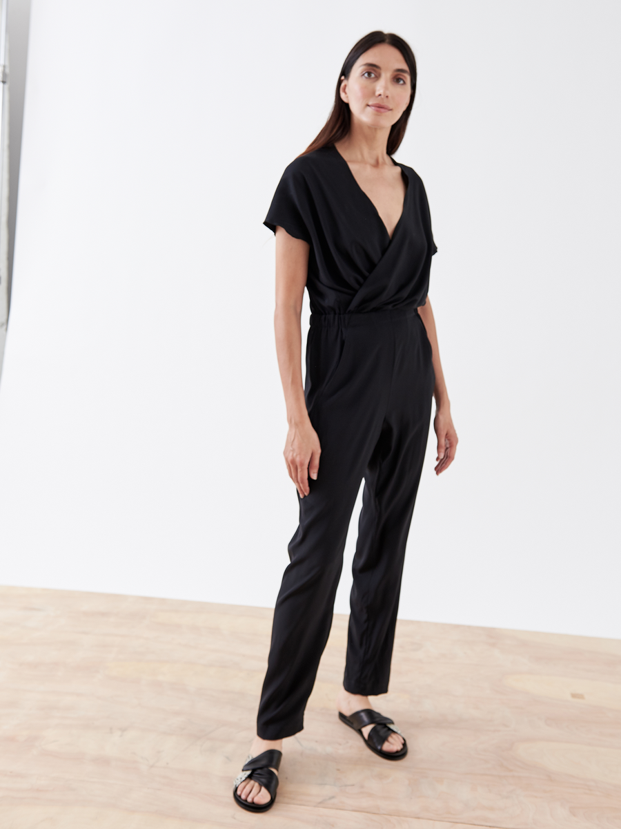 Twist Front Jumpsuit - Final Sale