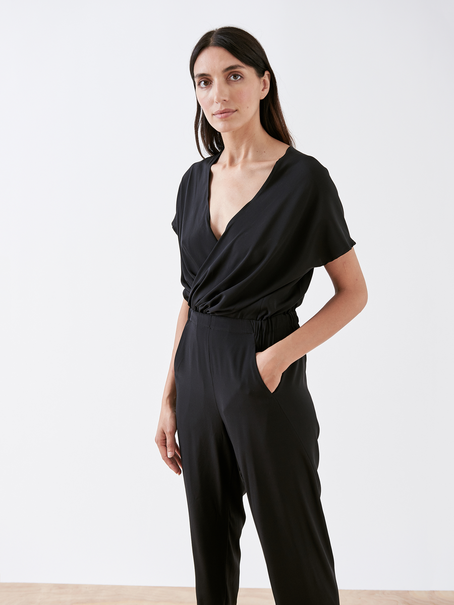 Twist Front Jumpsuit - Final Sale