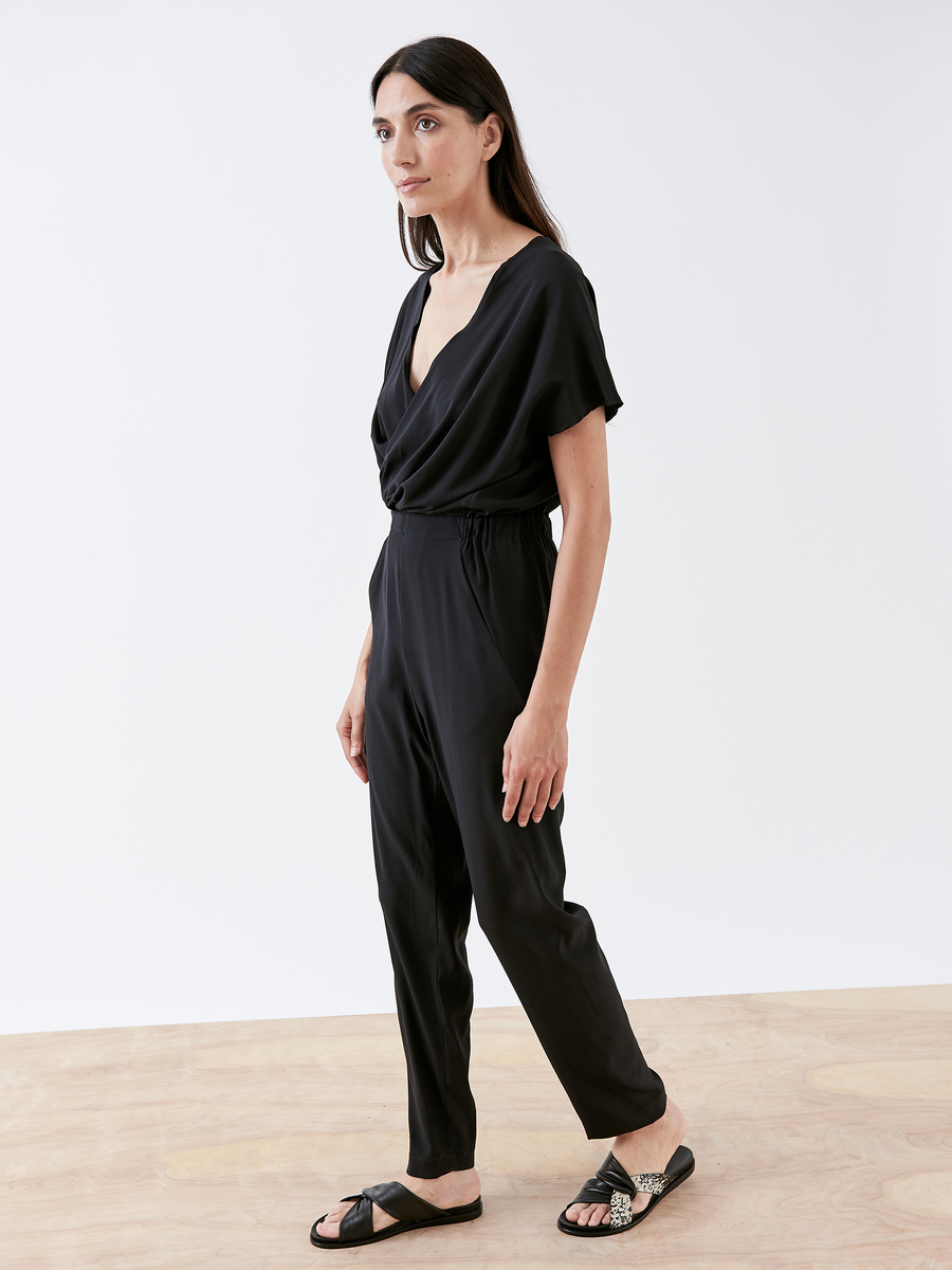 Twist Front Jumpsuit - Final Sale