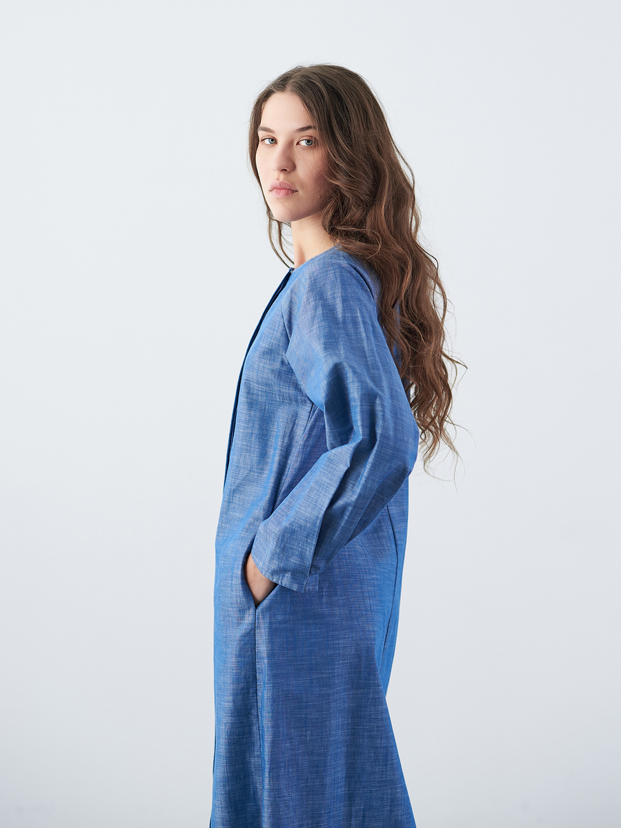 Long-Sleeved Luca Shirt Dress - Final Sale