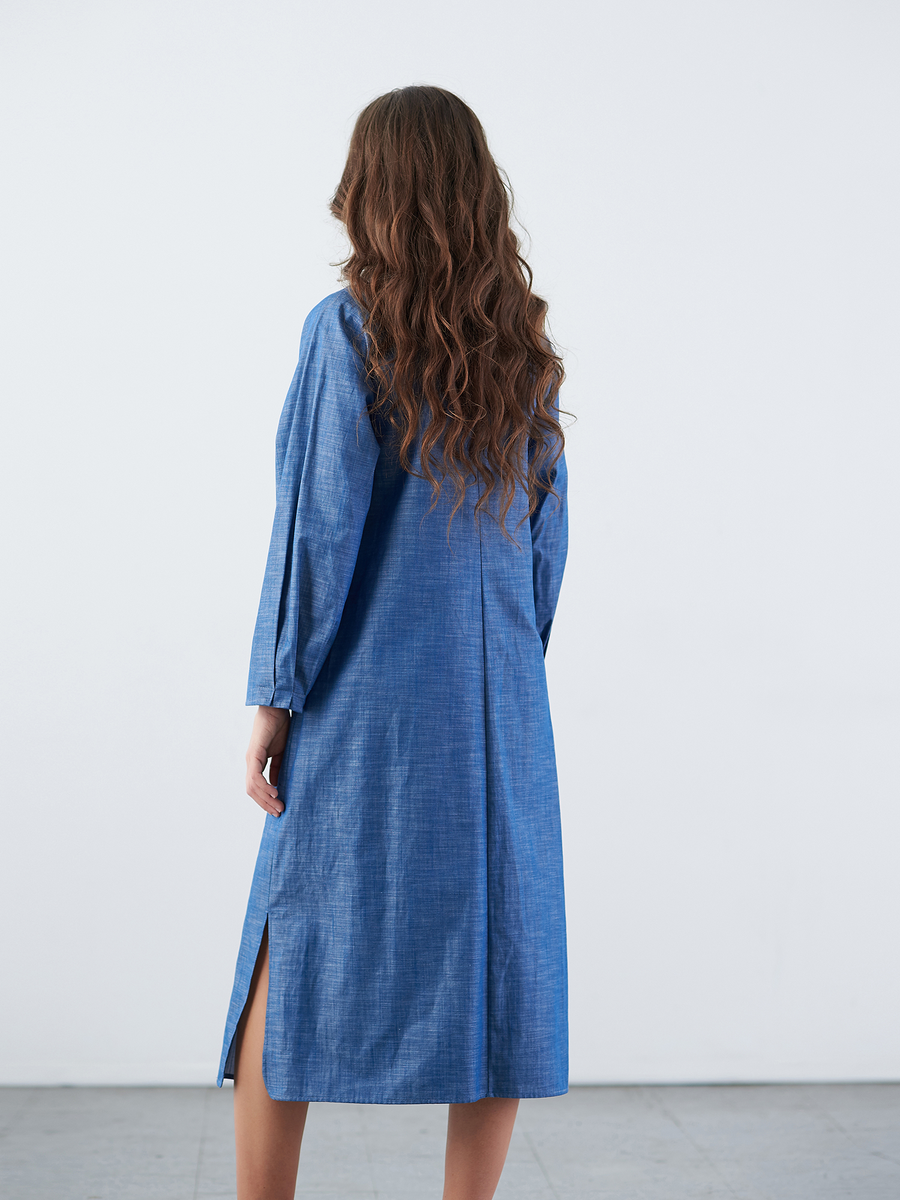 Long-Sleeved Luca Shirt Dress - Final Sale