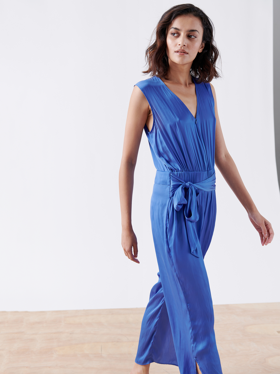 Tie Front Jumpsuit - Final Sale