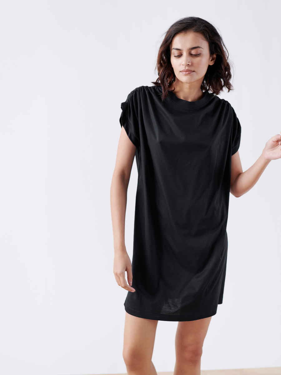 Jersey Ruched Muscle Dress - Final Sale