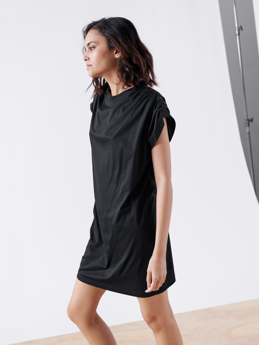 Jersey Ruched Muscle Dress - Final Sale