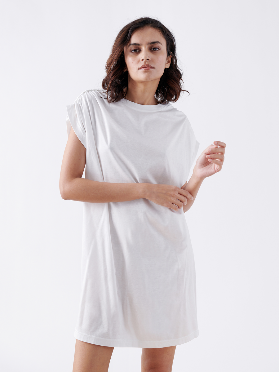 Jersey Ruched Muscle Dress - Final Sale