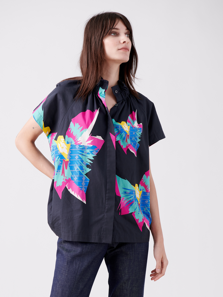 Elastic Gaban Shirt - Final Sale