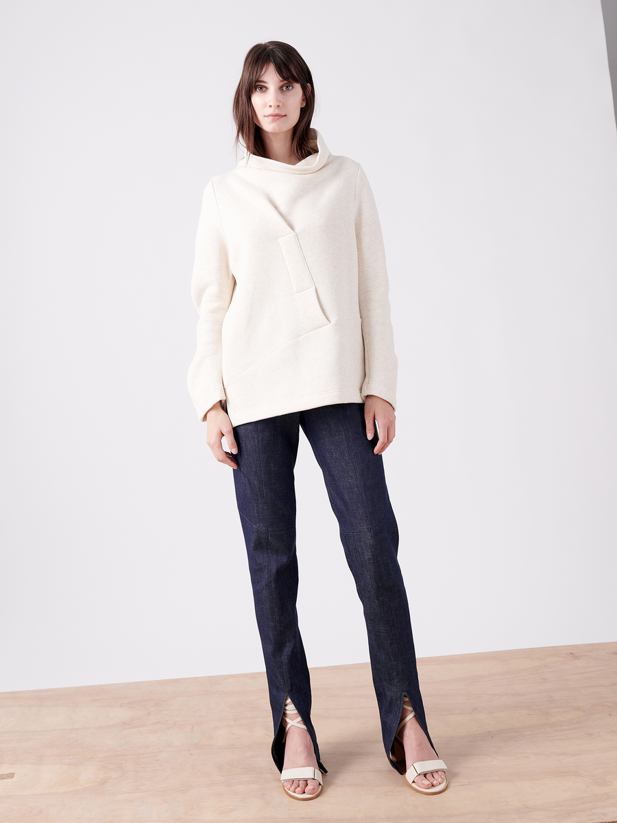 Long-Sleeved Fold Top - Final Sale